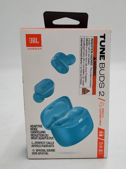 JBL Tune Buds 2 True Wireless Noise Cancelling Earbuds - Turquoise