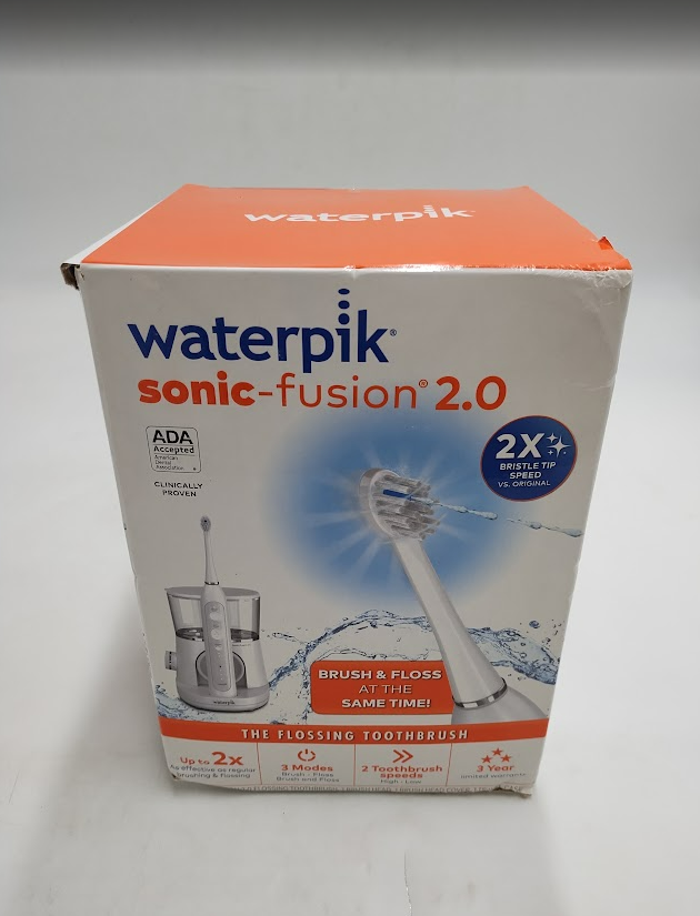 Waterpik Sonic-Fusion 2.0 Flossing Electric Toothbrush, White SEE DETAILS