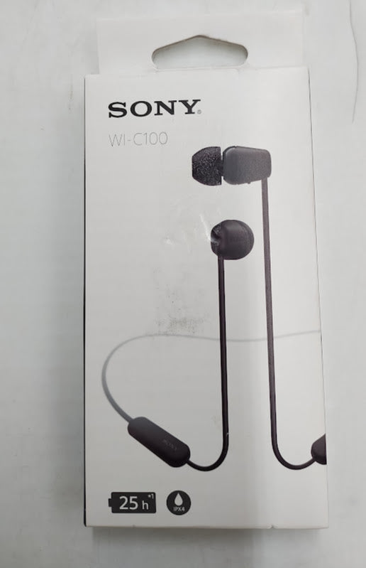 Sony WIC100 Bluetooth Wireless In-Ear Headphones - Black