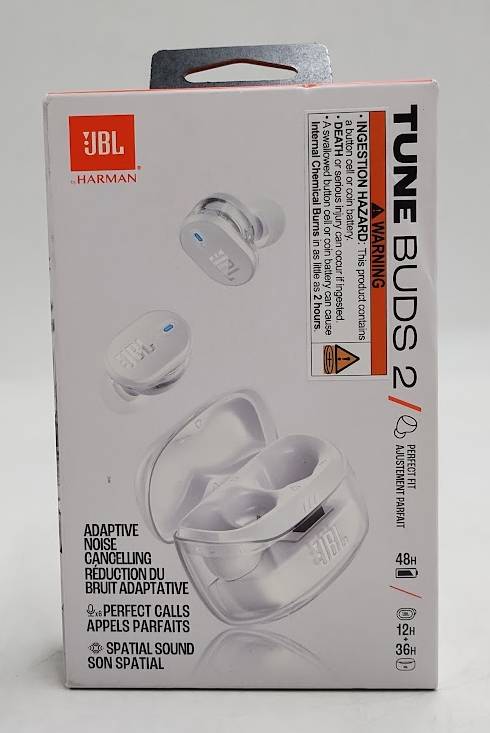JBL Tune Buds 2 Edition True Wireless Noise Cancelling Earbuds - Ghost White