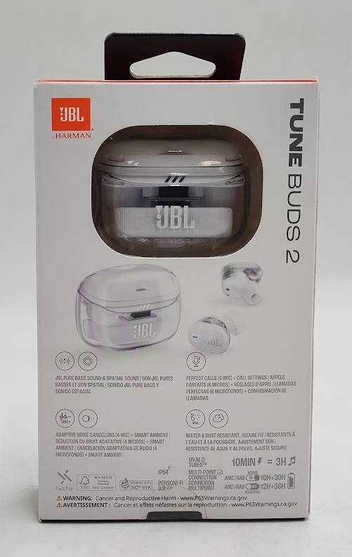 JBL Tune Buds 2 Edition True Wireless Noise Cancelling Earbuds - Ghost White
