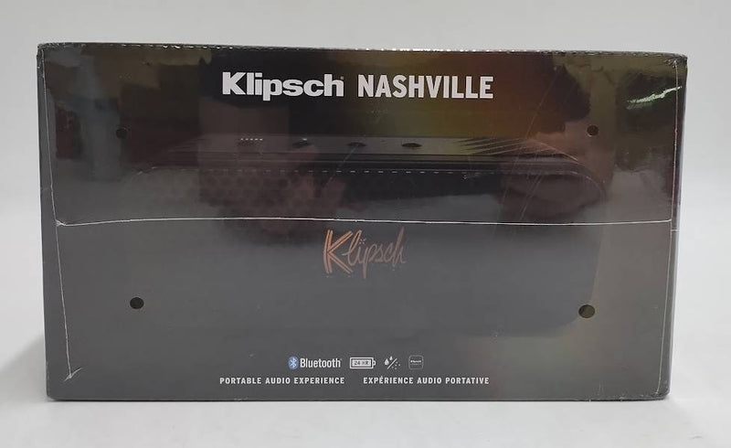 Klipsch Nashville Portable Bluetooth Speaker Black: Waterproof SEE DETAILS