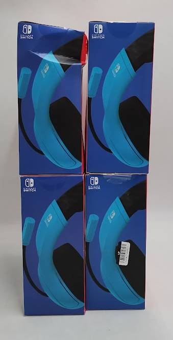 LOT OF 4! Turtle Beach Airlite Fit Wired Headset for Nintendo Switch SEE DETAILS