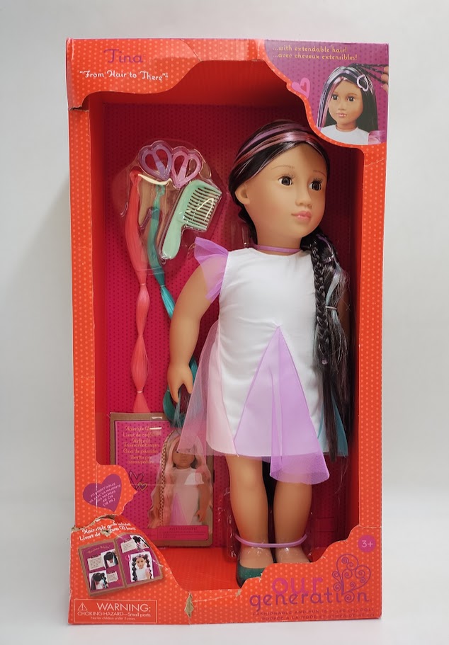 Our Generation Tina Rainbow Hair Grow Doll  SEE DETAILS