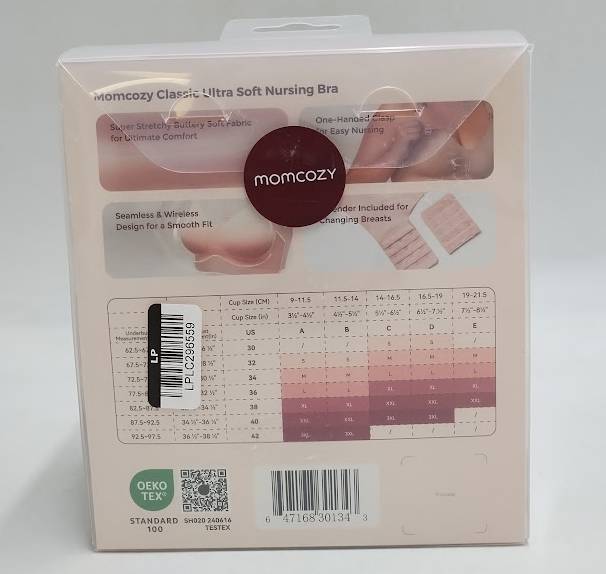Momcozy Ultra Soft Wearable Pumping & Nursing Bra - Beige - L SEE DETAILS