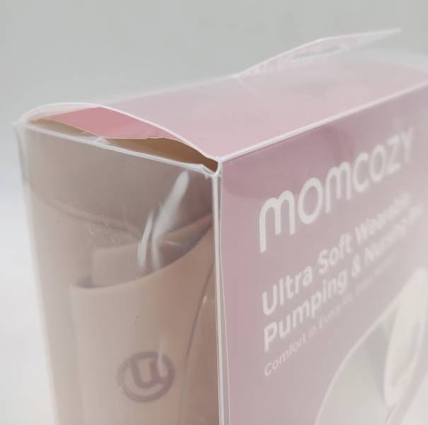 Momcozy Ultra Soft Wearable Pumping & Nursing Bra - Beige - L SEE DETAILS