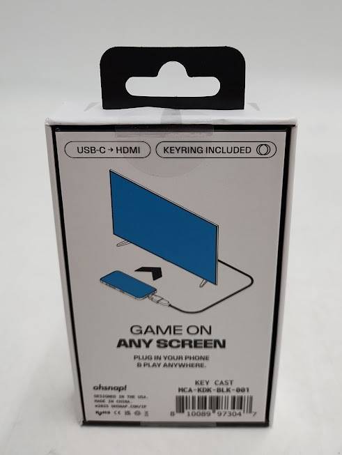 Ohsnap Key Cast: 4K HDMI Adapter For Phone Screen Mirroring