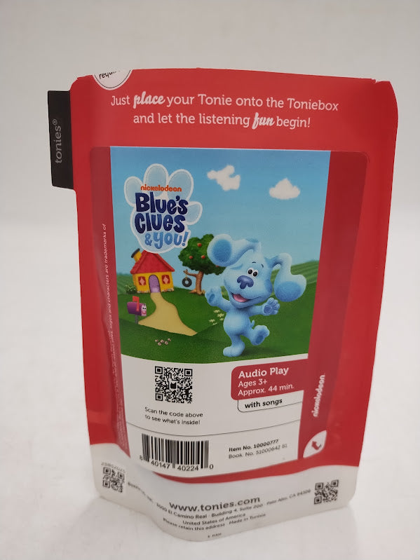 Tonies Blue's Clues & You! Audio Play Figurine SEE DETAILS *ADD 3 TO YOUR CART & 1 IS FREE!*
