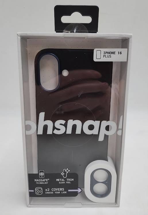 ohsnap! iPhone 16 Plus Snap Case MagSafe Durable - Midnight Blue