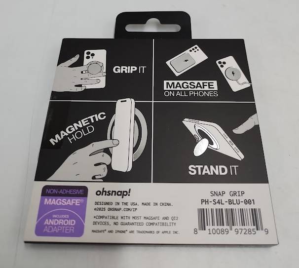 ohsnap! Snap Grip Luxe Magnetic Phone Grip - Insomnia Blue