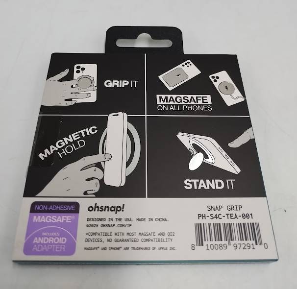 ohsnap! Snap Grip Luxe Magnetic Phone Grip - Millennial Teal