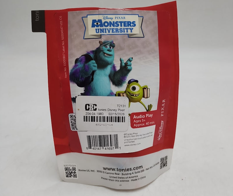 tonies Disney Pixar Monsters University Tonie Figurine SEE DETAILS *ADD 3 TO YOUR CART & 1 IS FREE!*