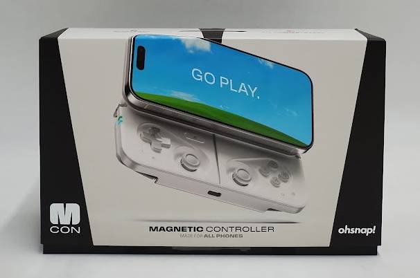 OhSnap MCON Magnetic Mobile Gaming Controller White MagSafe Adapter **OPEN BOX**