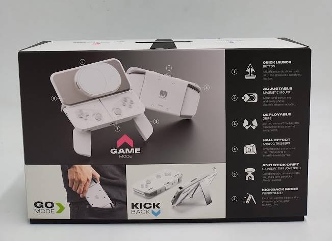 OhSnap MCON Magnetic Mobile Gaming Controller White MagSafe Adapter **OPEN BOX**