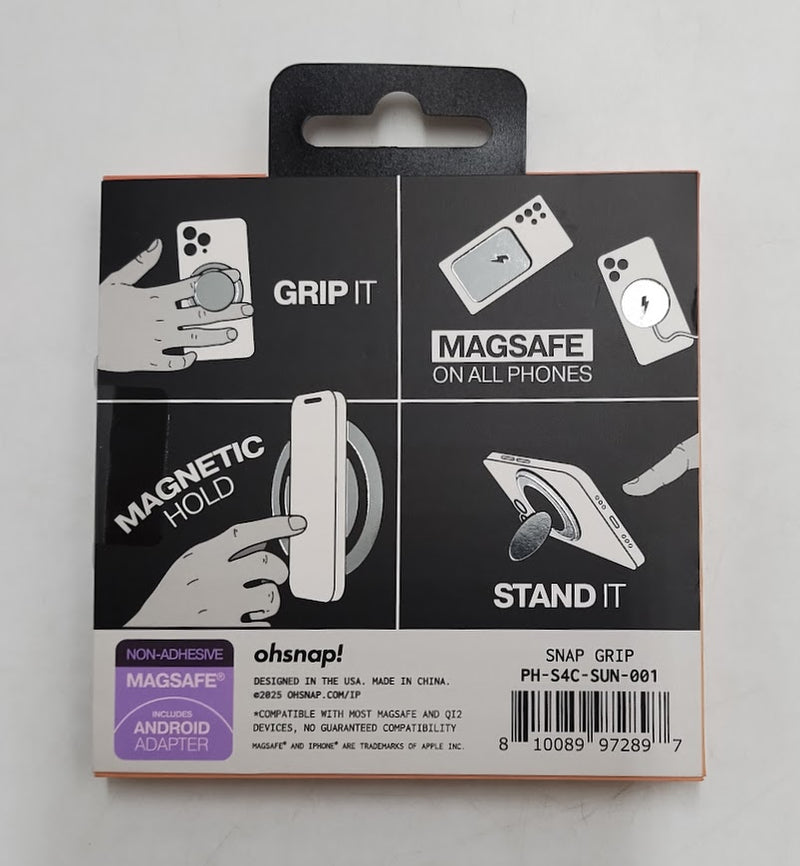 ohsnap! Snap Grip Luxe Magnetic Phone Grip - Blazed Sunset
