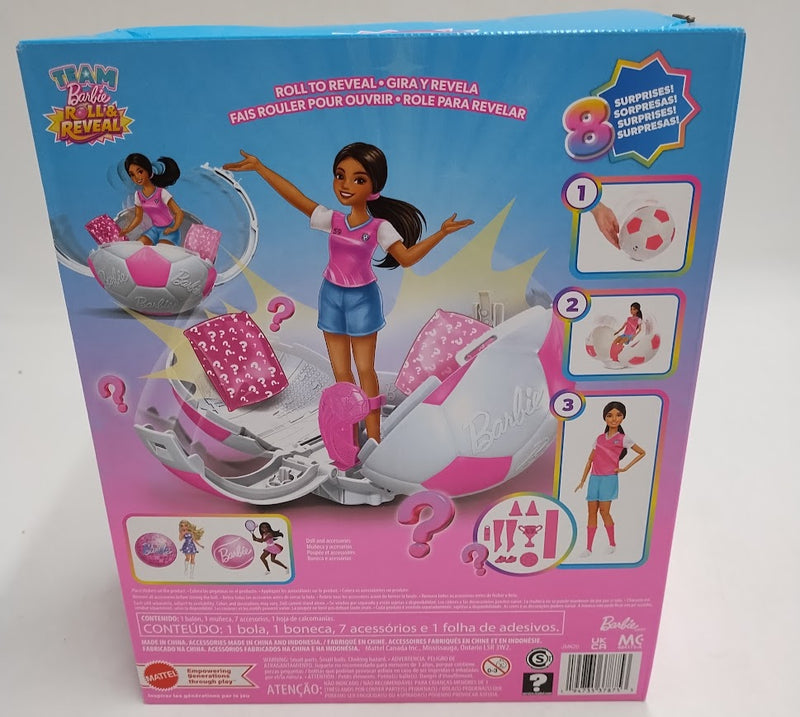 Barbie Reveal Soccer Player Doll and Accessories with Doll SEE DETAILS