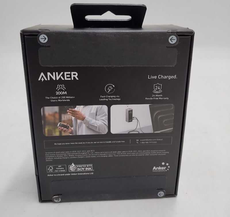 Anker 9600mAh 65W Prime Power Bank Fusion - Black