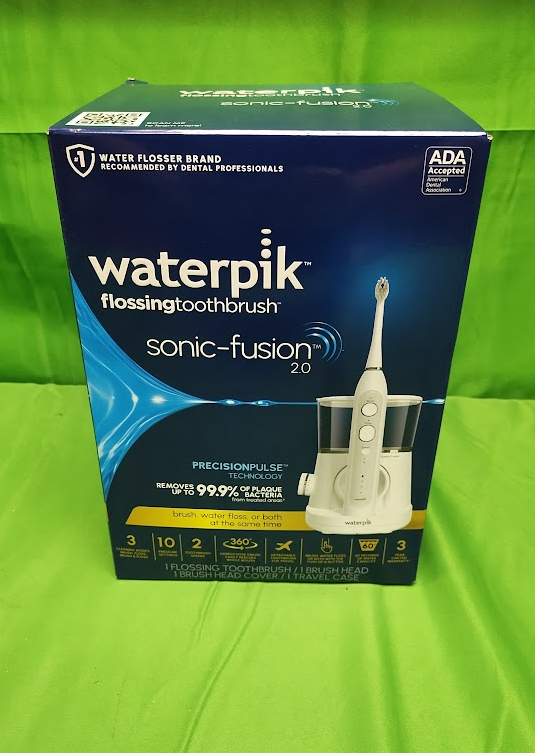 Waterpik Sonic-Fusion 2.0 Flossing Electric Toothbrush, White SEE DETAILS