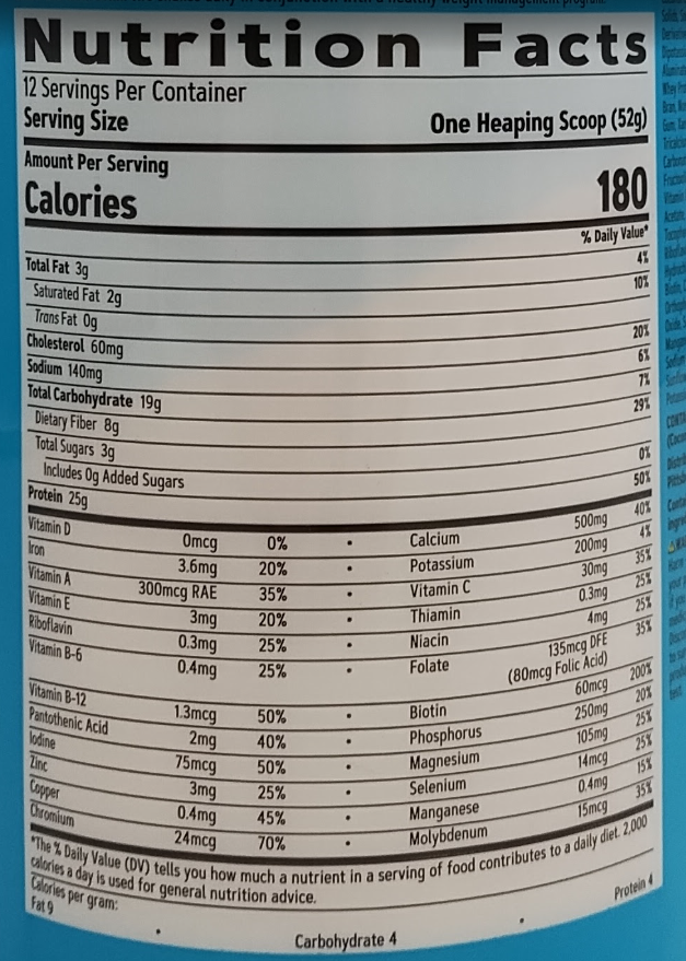 GNC Total Lean Shake 25 Burn French Vanilla 22oz EXP: 11/18/2027