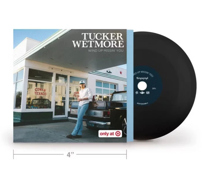 Tucker Wetmore Tiny Vinyl Wind Up Missin You/Wine Into Whiskey Target Exclusive