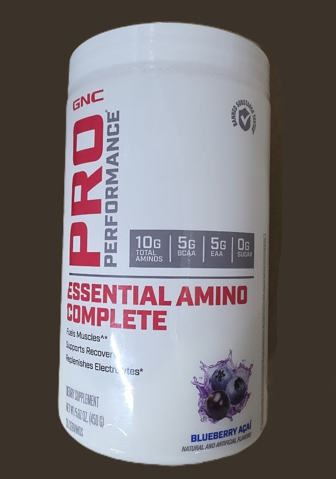 GNC Pro Performance Essential Amino Complete Blueberry Acai EXP:02/27+