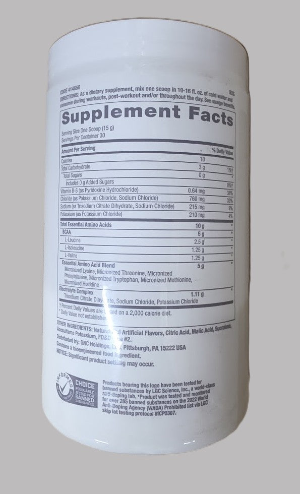 GNC Pro Performance Essential Amino Complete Blueberry Acai EXP:02/27+