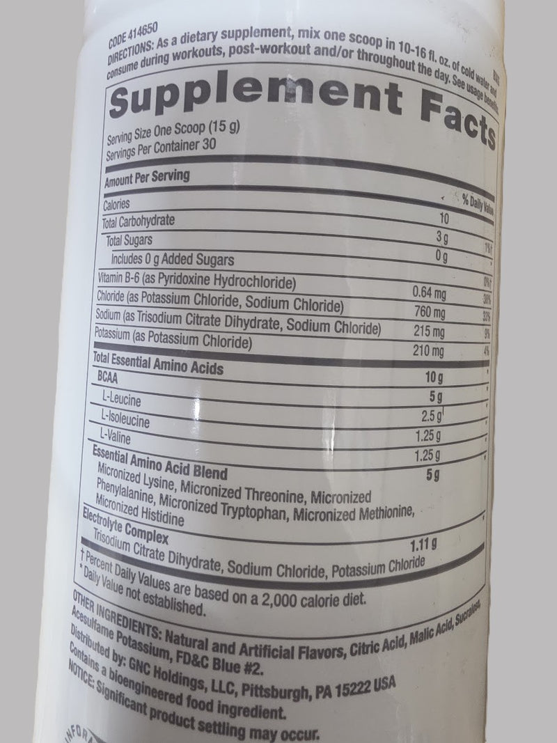 GNC Pro Performance Essential Amino Complete Blueberry Acai EXP:02/27+