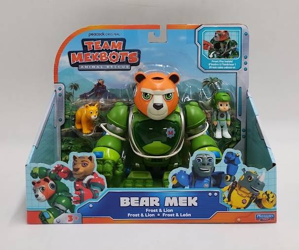 Team Mekbots: Animal Rescue Bear Mek with Frost Playset