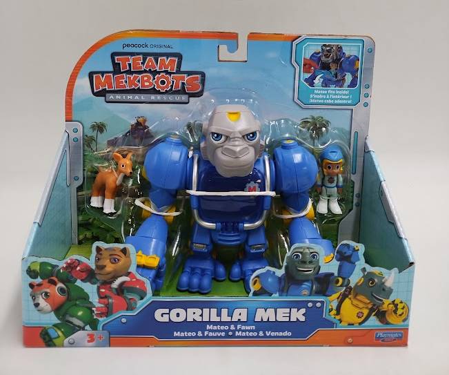 Team Mekbots: Animal Rescue Gorilla Mek with Mateo Playset