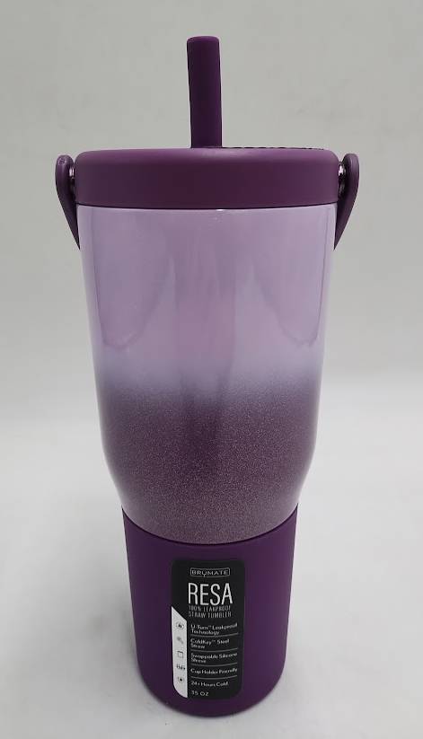 BruMate 35 fl oz Stainless Steel Resa Straw Tumbler - Violet Crush