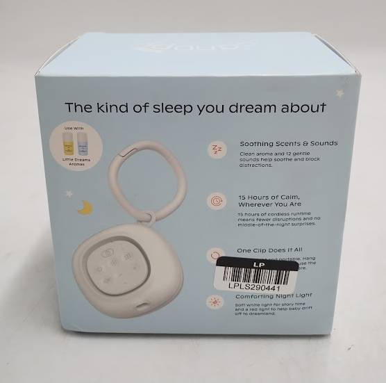 Canopy Sleep Soother Portable & Rechargeable USB Sound Machine - White