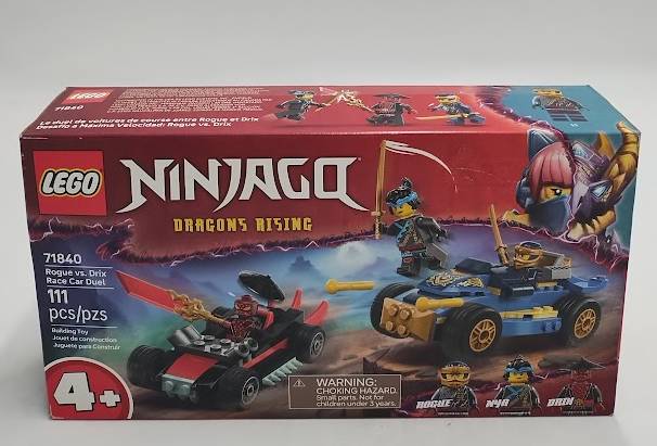 LEGO NINJAGO Rogue vs Drix Race Car Duel 71840 SEE DETAILS