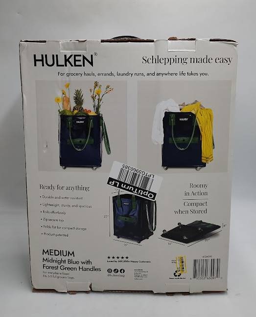 HULKEN Original Rolling Tote Bag Medium Navy - Target Exclusive SEE DETAILS