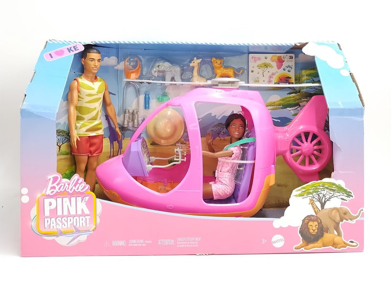 Barbie Pink Passport Kenya Adventure Dolls & Playset SEE DETAILS
