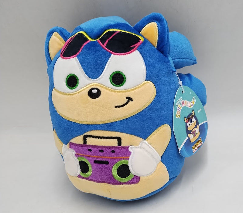 Squishmallows 8" Sega-Sonic Holding Boombox Toy