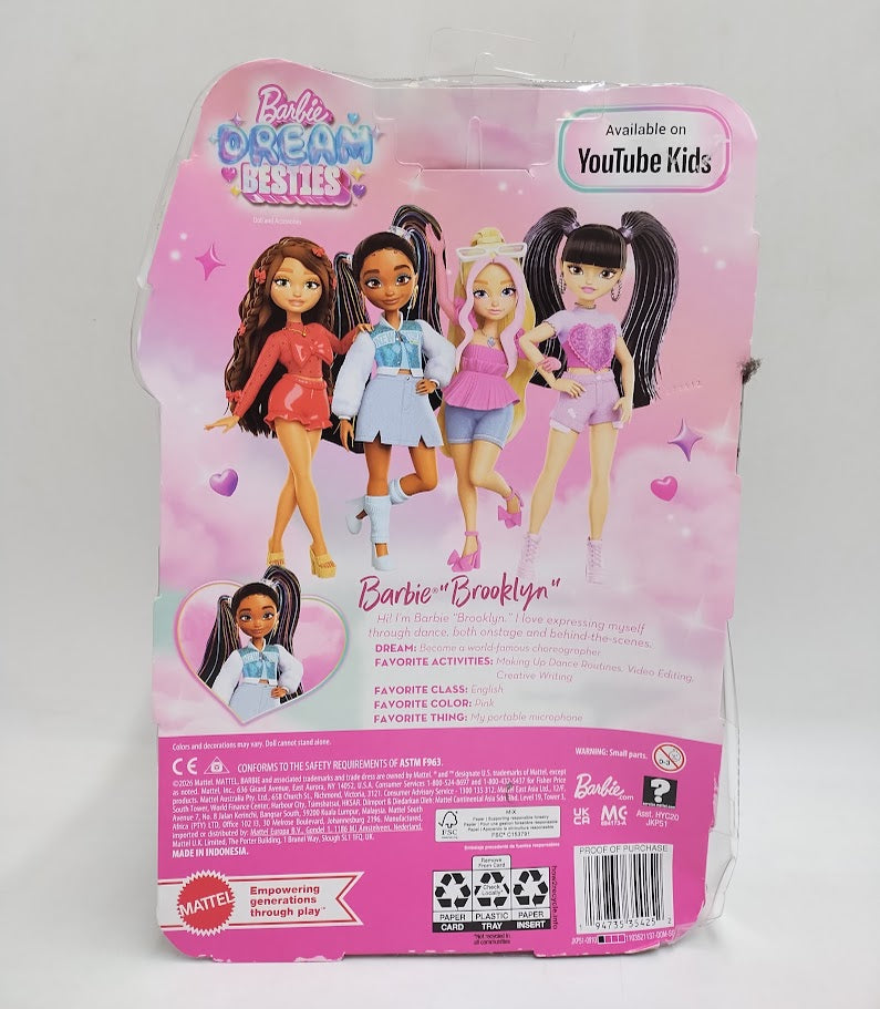 Barbie Dream Besties Barbie "Brooklyn" Doll & Accessories SEE DETAILS