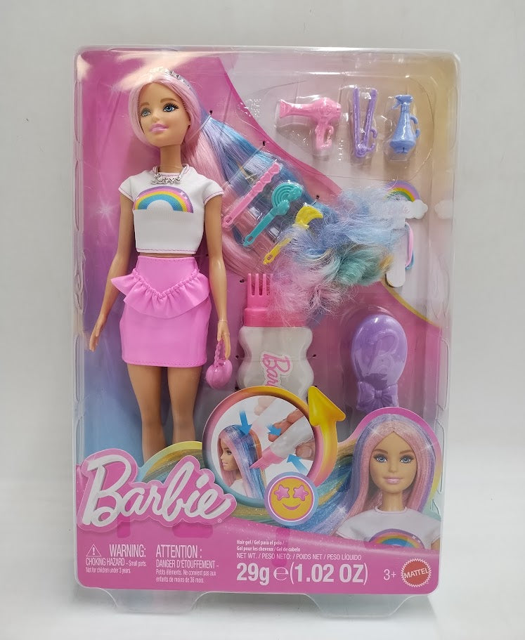Barbie Rainbow Sparkle Hair Fashion Doll SEE DETAILS