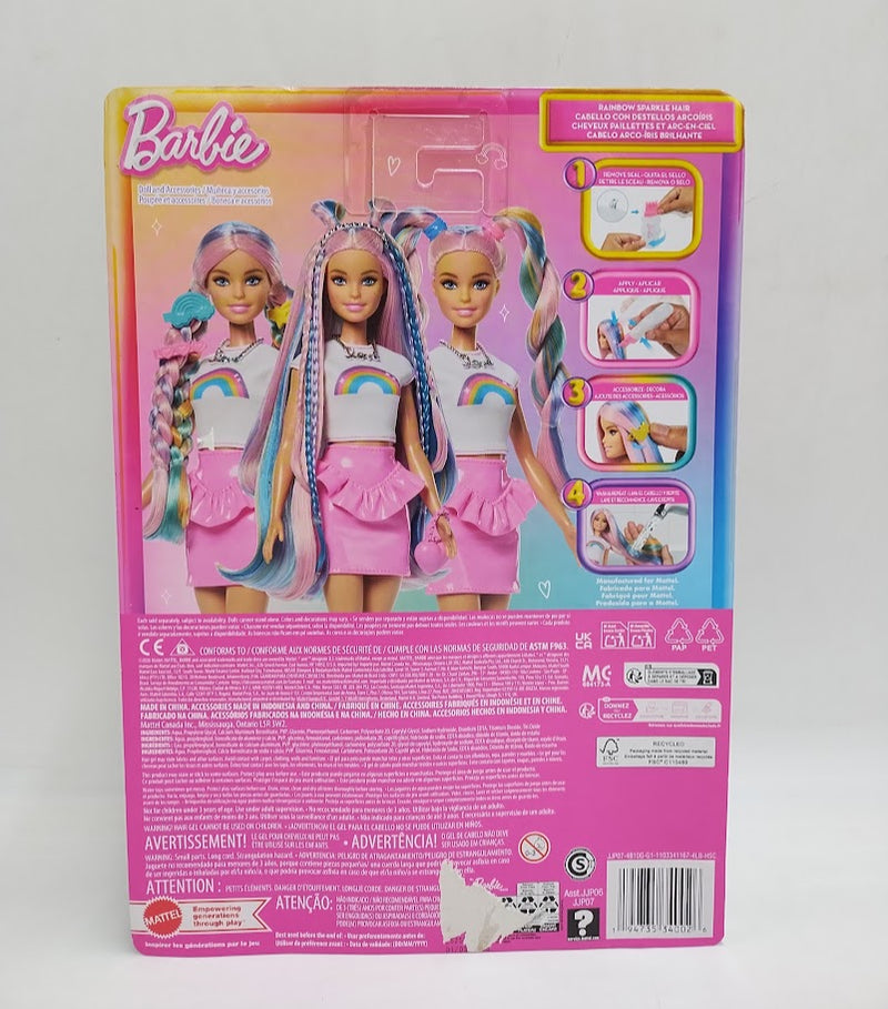 Barbie Rainbow Sparkle Hair Fashion Doll SEE DETAILS