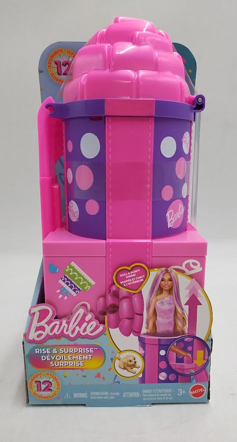 Barbie Rise & Surprise Pet Birthday Series Doll & Accessories with Slide & Surprises