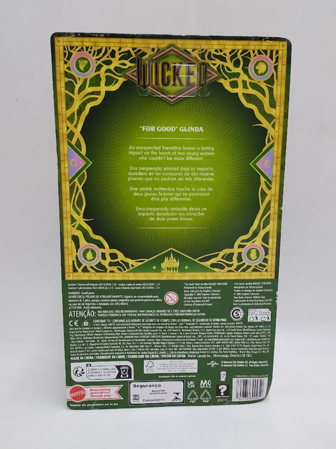 Universal Pictures' Wicked: For Good Glinda Doll, Sings "For Good" SEE DETAILS