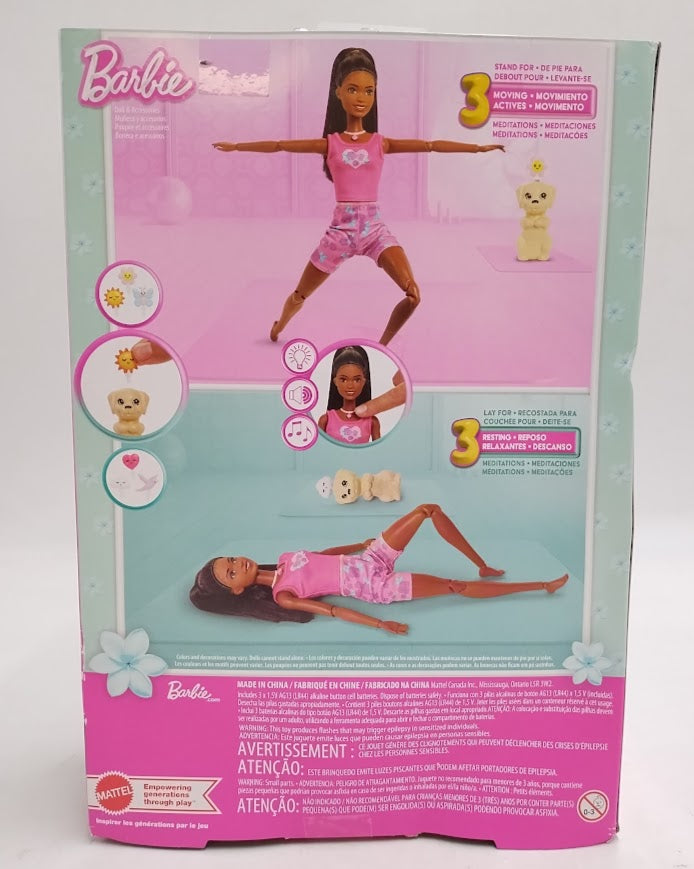 Barbie Mindful Moves Fashion Doll in Yoga Clothes Lights and Music, SEE DETAILS