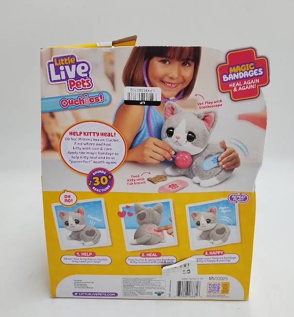 Little Live Pets Ouchies Single Kitten: Interactive Toy SEE DETAILS