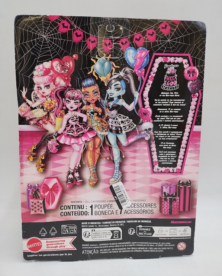 Monster High Scary Sweet Birthday Cupid Asteria Doll in Party Dress SEE DETAILS