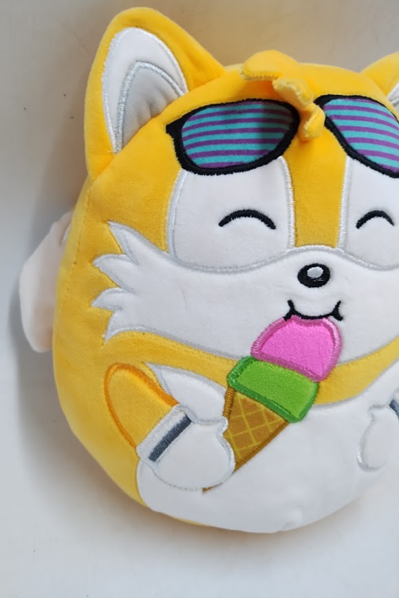 Squishmallows 8" Sega-Tails Holding Popsicle Toy