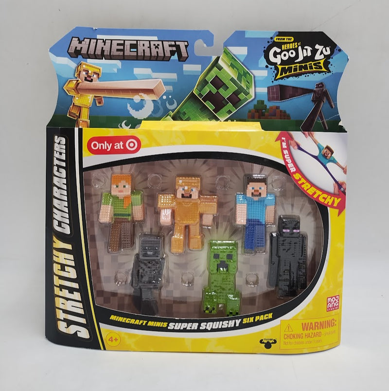 Goo Jit Zu Minecraft Mini Figure 6-pack SEE DETAILS