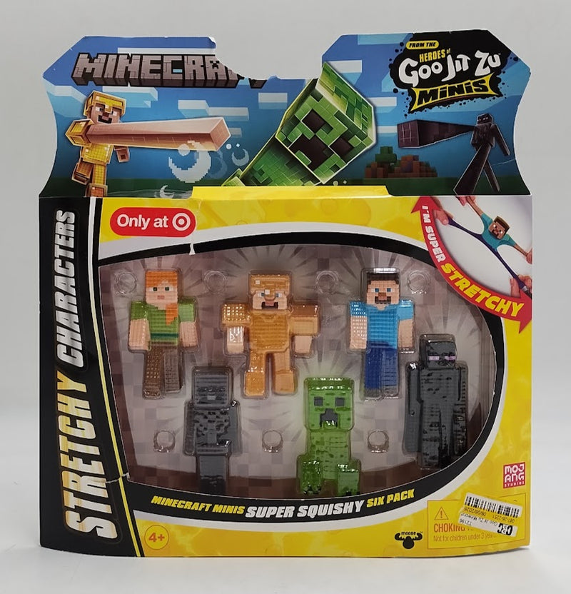 Goo Jit Zu Minecraft Mini Figure 6-pack SEE DETAILS