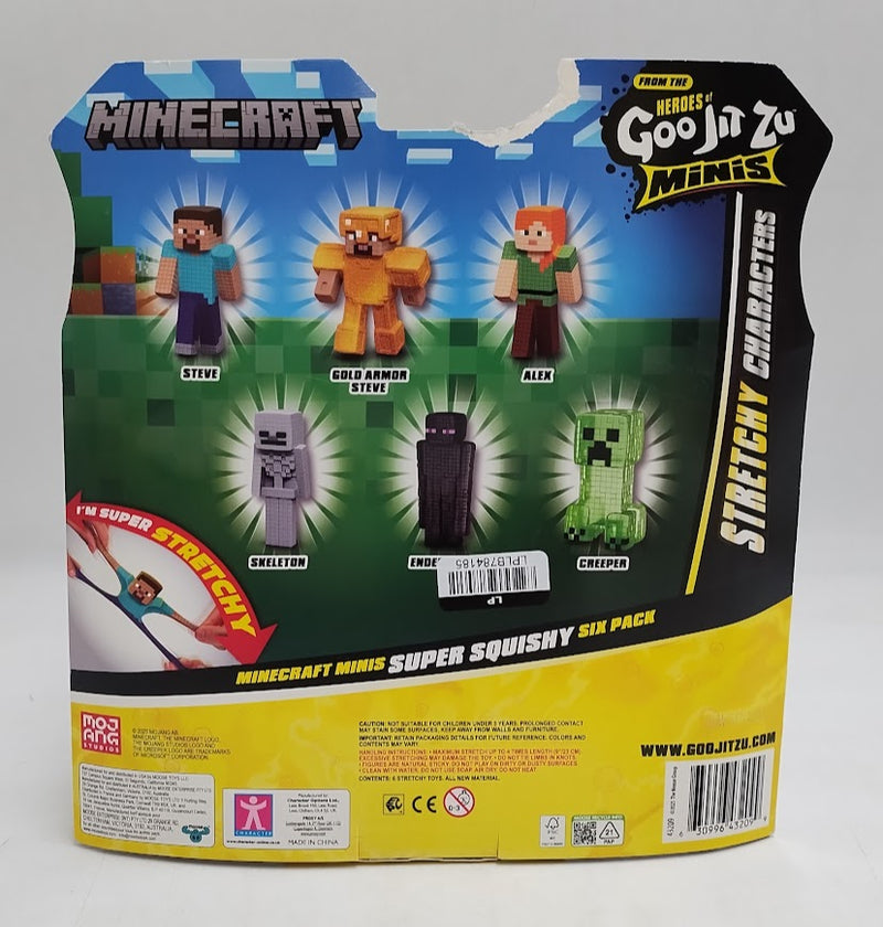 Goo Jit Zu Minecraft Mini Figure 6-pack SEE DETAILS