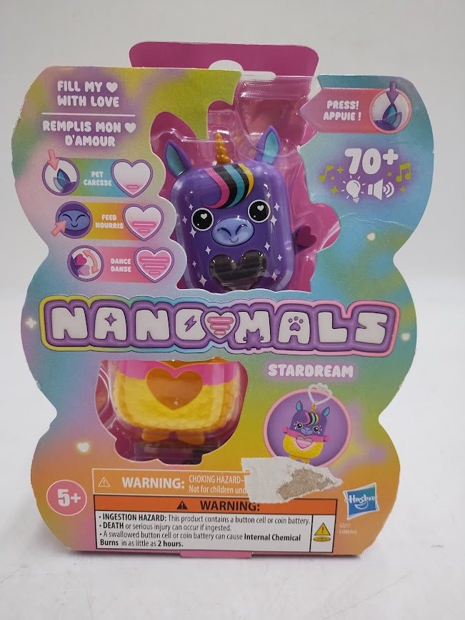 Hasbro Nano-Mals Stardream the Unicorn Electronic Fidget Pet SEE DETAILS