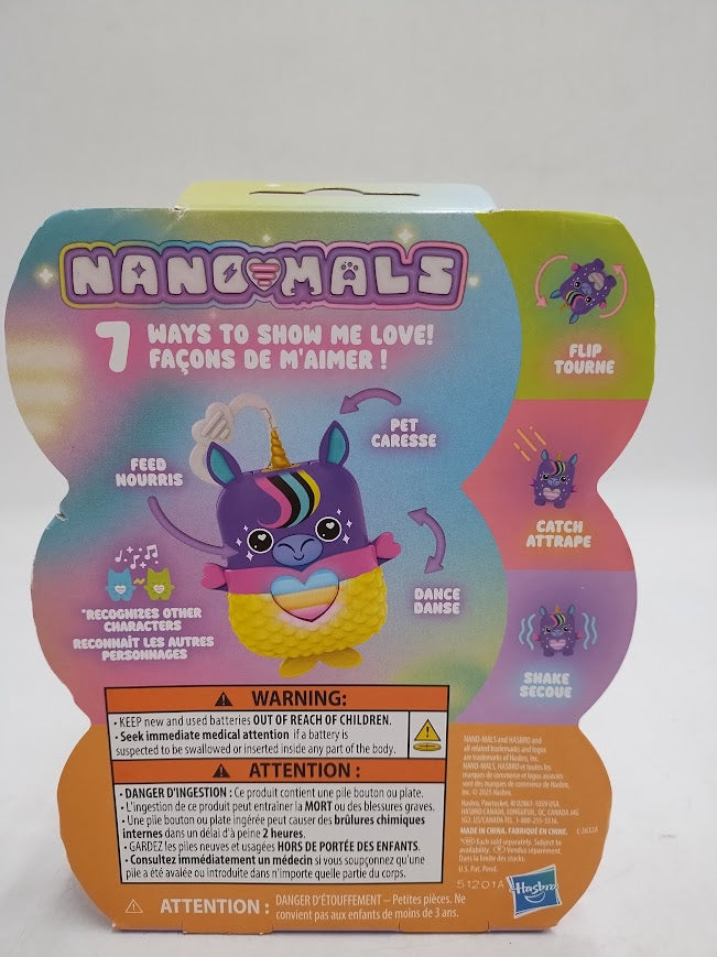 Hasbro Nano-Mals Stardream the Unicorn Electronic Fidget Pet SEE DETAILS