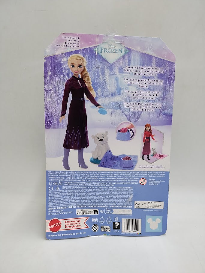 Disney Frozen Elsa Doll & Polar Bear Cub Figure SEE DETAILS